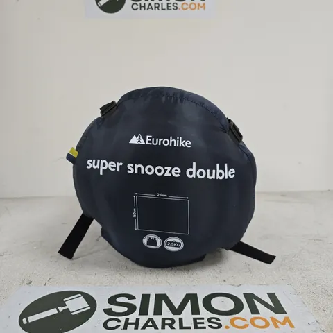 EUROHIKE SUPER SNOOZE DOUBLE SLEEPING BAG