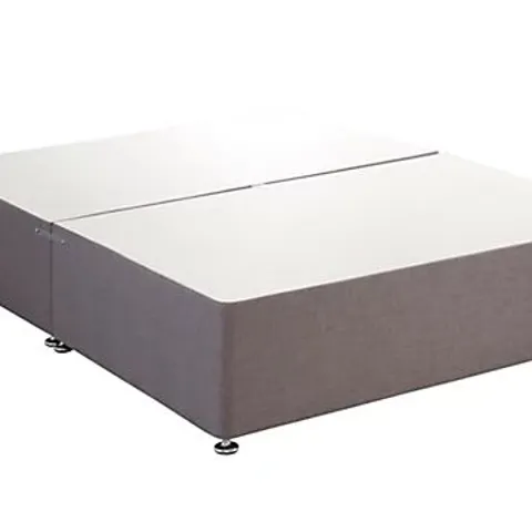 BAGGED BEDMASTER UNIVERSAL LINEN 2 DRAWER DIVAN BASE WITH HEADBOARD - DOUBLE, SLATE (3 ITEMS)