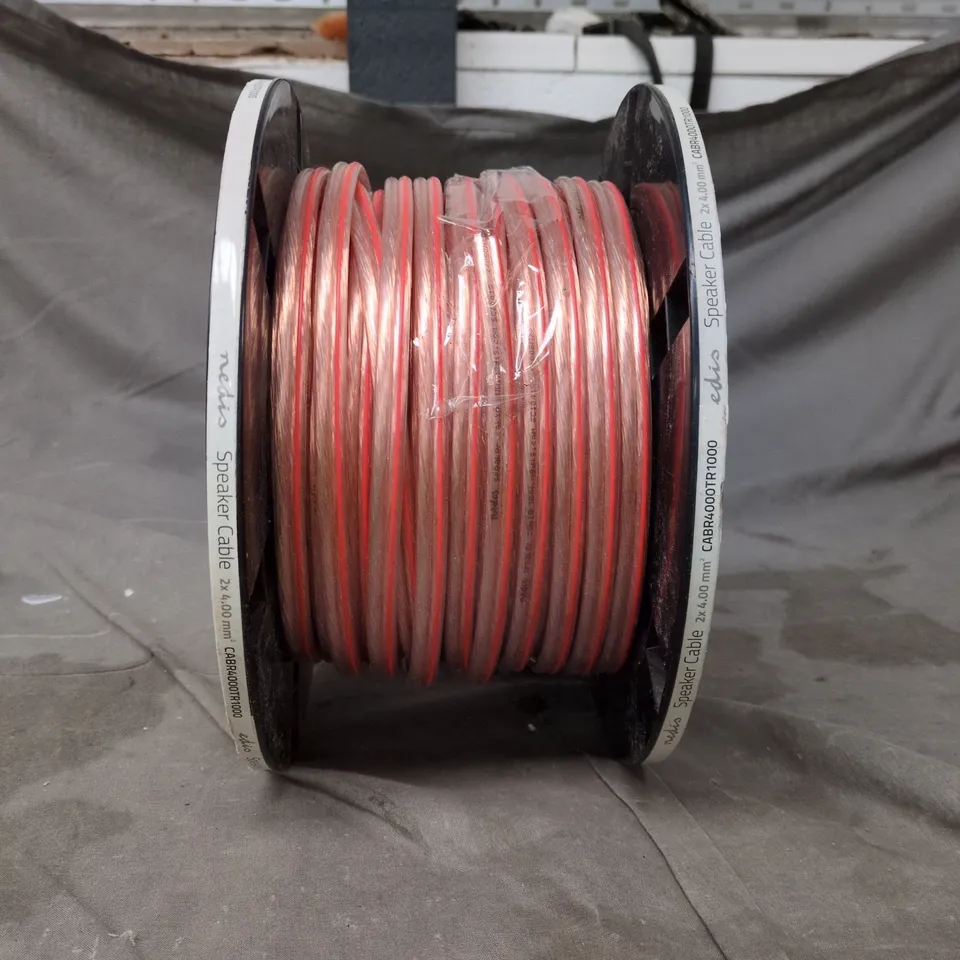 NEDIS SPEAKER CABLE 2X4.0MM – RED, ON SPOOL