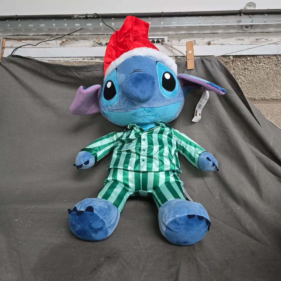 DISNEY XMAS STITCH LARGE SOFT TOY