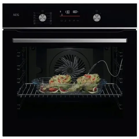 AEG GA5PB501AB SERIES 5000 PYROLYTIC STEAMBAKE MULTIFUNCTION SINGLE OVEN – BLACK