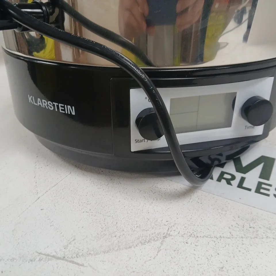 KLARSTEIN DIGITAL FOOD PRESERVER 50L – STAINLESS STEEL WITH BLACK BASE