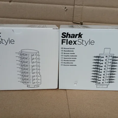 BOXED SHARK FLEXSTYLE PRODUCTS TO INCLUDE PADDLE BRUSH & ROUND BRUSH	