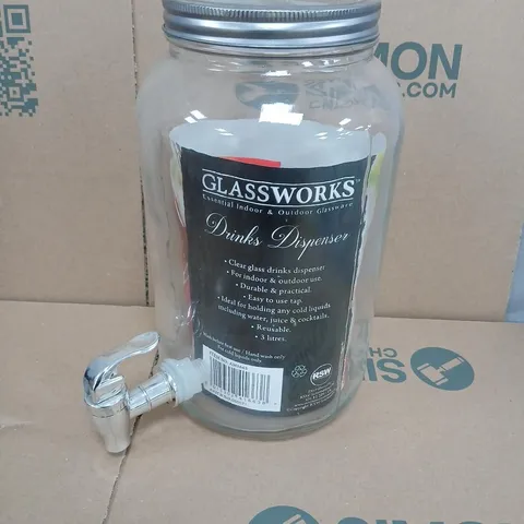 GLASSWORKS DRINKS DISPENSER (3 L) WITH TAP