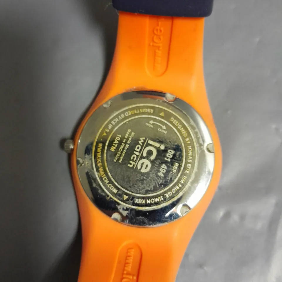 UNBOXED ICE WATCH IN BLUE/ORANGE