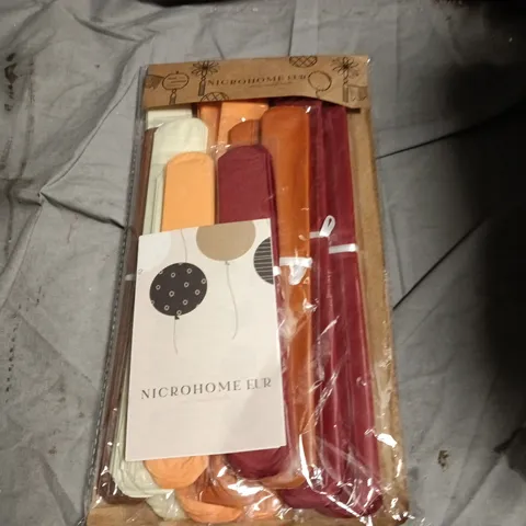 BOX OF APPROXIMATELY 20 ASSORTED TOYS AND FANCY DRESS ITEMS INCLUDING FARM PUZZLE , NICROHOME DECORATIONS AND TOY POLICE CAR 