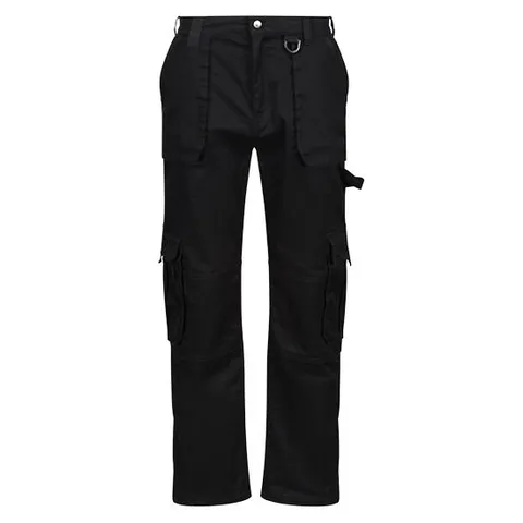 BRAND NEW REGATTA PROFESSIONAL BLACK UTILITY WORKWEAR TROUSERS - UK40