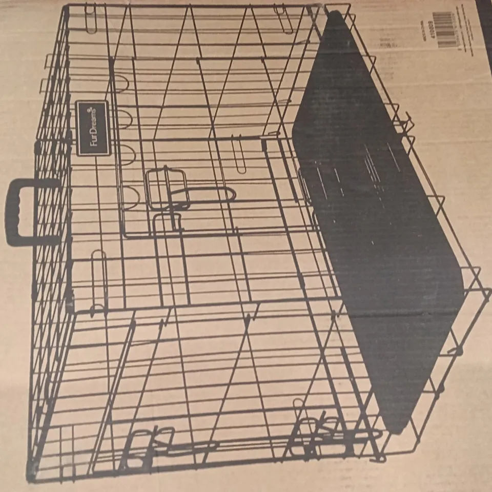 BOXED 42" DOG CAGE