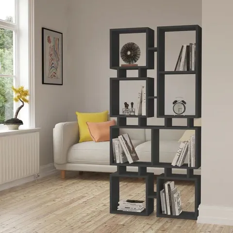 BOXED DECORTIE RAIL MODERN BOOKCASE DISPLAY UNIT NO.1 TALL 166.5CM 