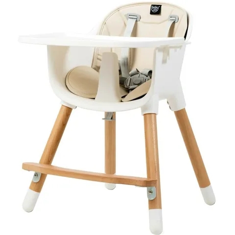 BOXED COSTWAY DUAL COMBINATION PADDED HIGHCHAIR