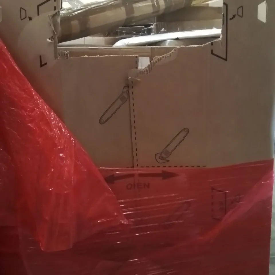 PALLET OF ASSORTED HOUSEHOLD GOODS AND PRODUCTS TO INCLUDE;ROLLER BLIND,UMBRELLA,CURB RAMPS