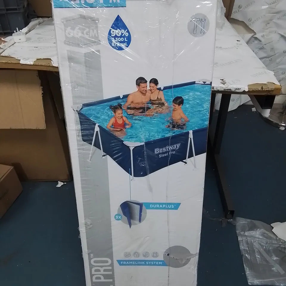 BOXED BESTWAY STEEL PRO 3X2M POOL