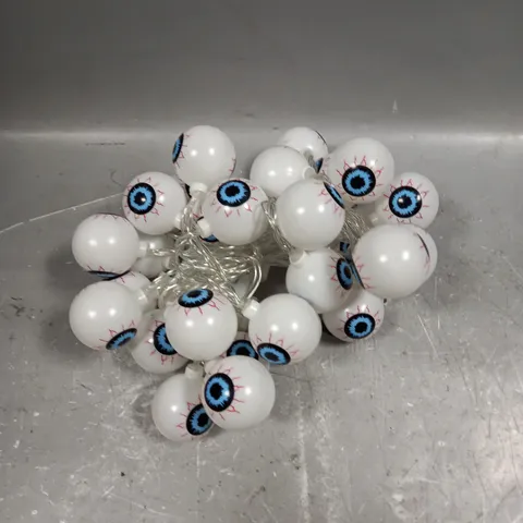 HALLOWEEN THEMED BATTERY POWERED EYEBALL STRING LIGHTS  