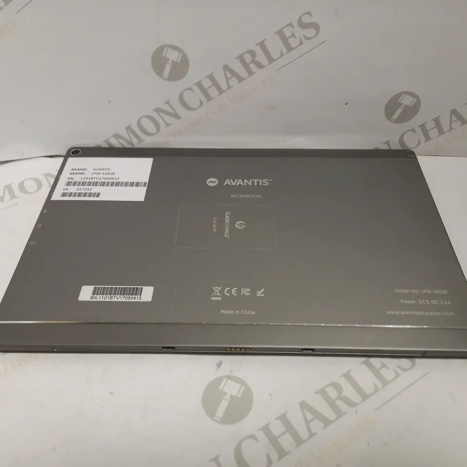 AVANTIS LPW-1101B WORKBOOK TABLET 