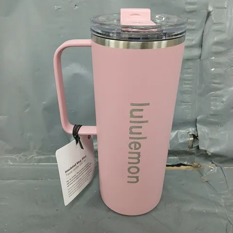 LULULEMON INSULATED MUG 20OZ - PINK 