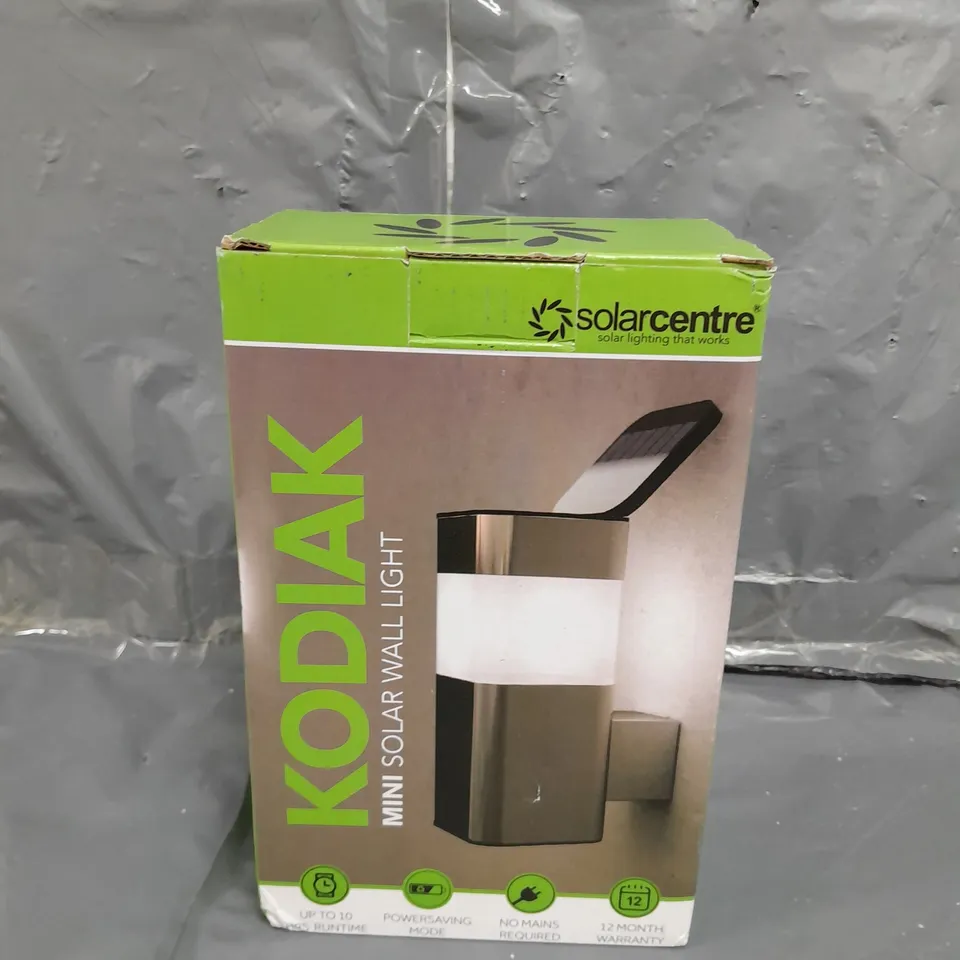 BOXED AND SEALED KODIAK MINI SOLAR WALL LIGHT