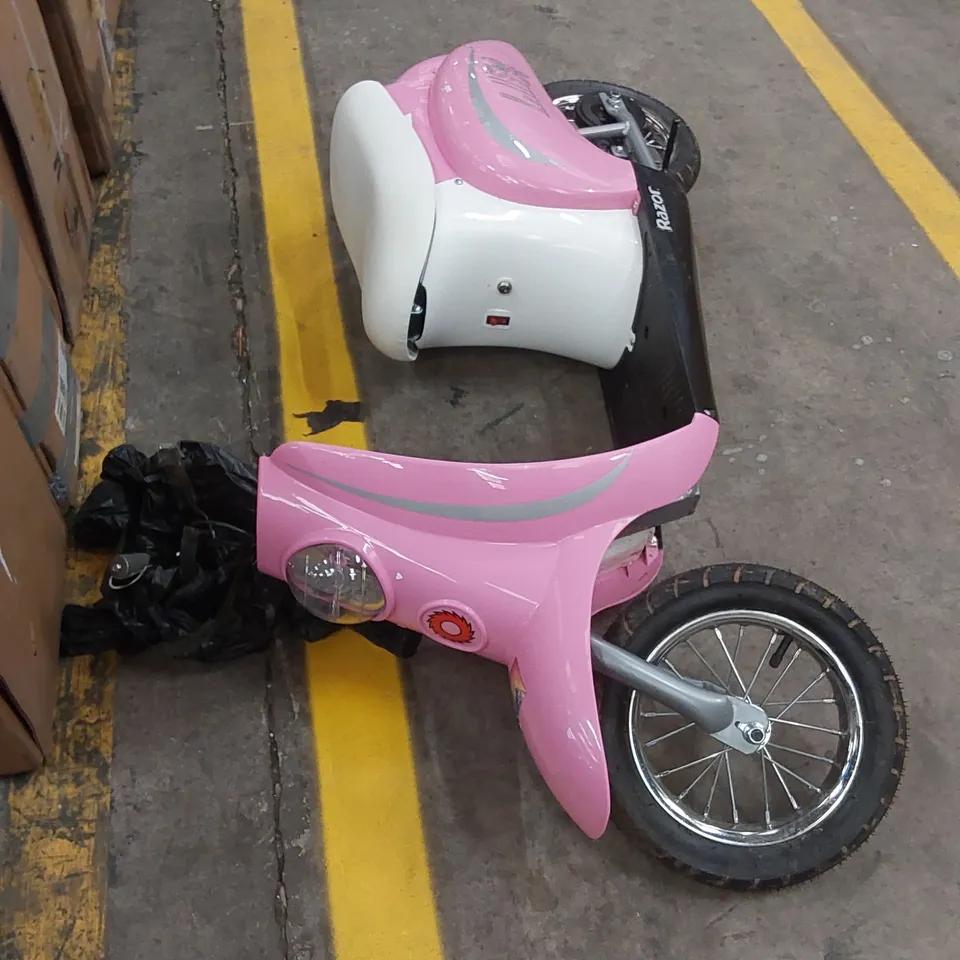 RAZOR BELLA POCKET MOD SCOOTER - PINK 24 VOLT
