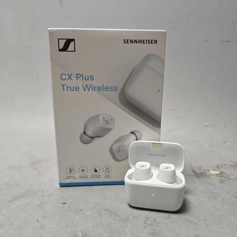 SENNHEISER CX PLUS TRUE WIRELESS EARPHONES IN WHITE