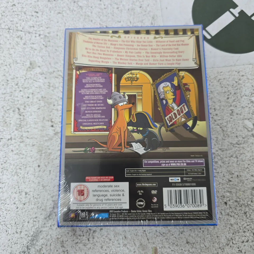 THE SIMPSONS: THE SEVENTEENTH SEASON – DVD BOX SET