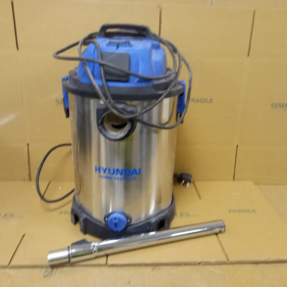 HYUNDAI WET AND DRY VACUUM CLEANER 30L 1400W INDUSTRIAL VACUUM CLEANER