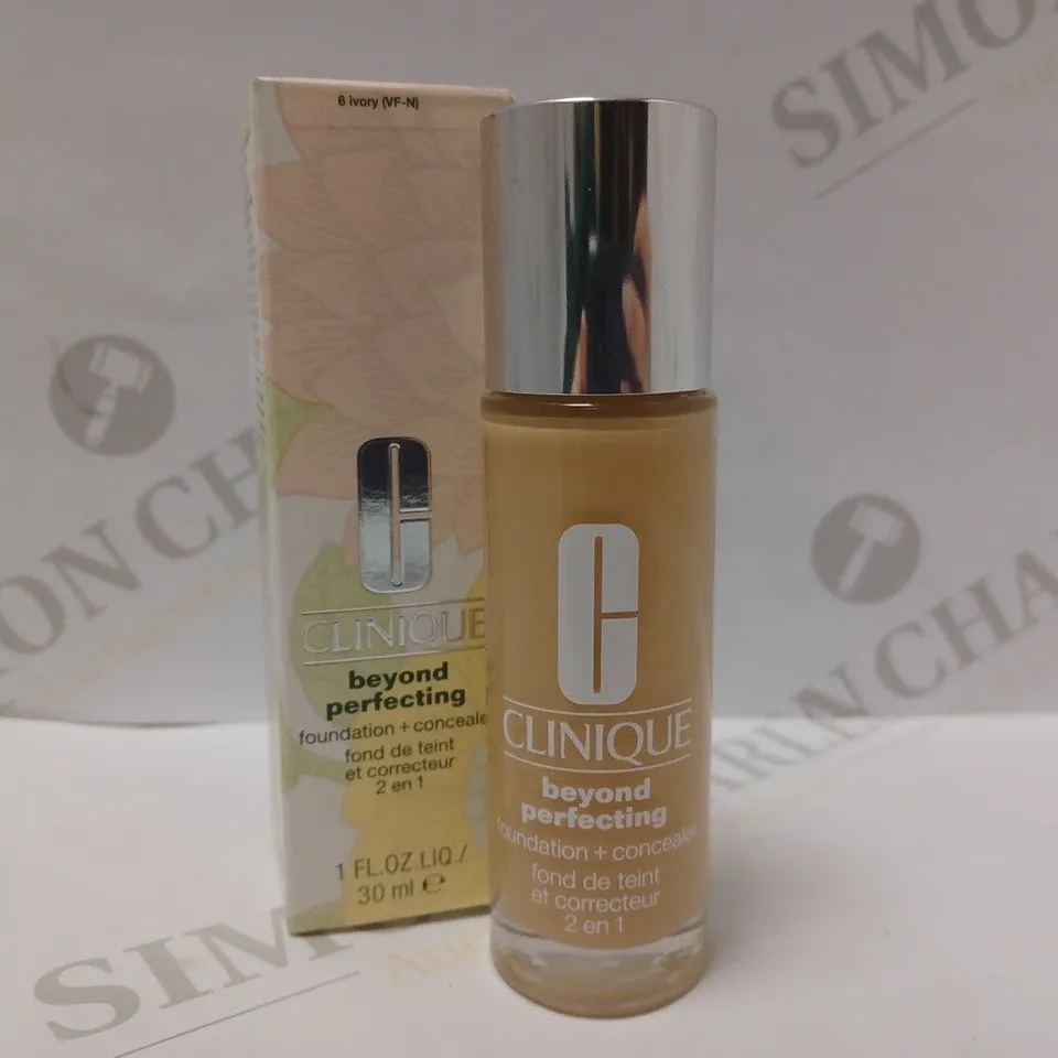 CLINIQUE BEYOND PERFECTING FOUNDATION & CONCEALER 30ML - 6 IVORY