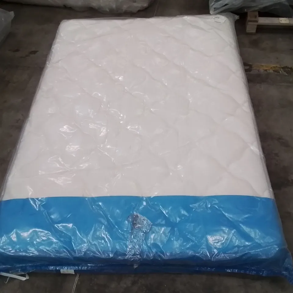QUALITY BAGGED DOUBLE 135cm AIRSPRUNG LUXURY QUILTED MEDIUM MATTRESS RRP £229