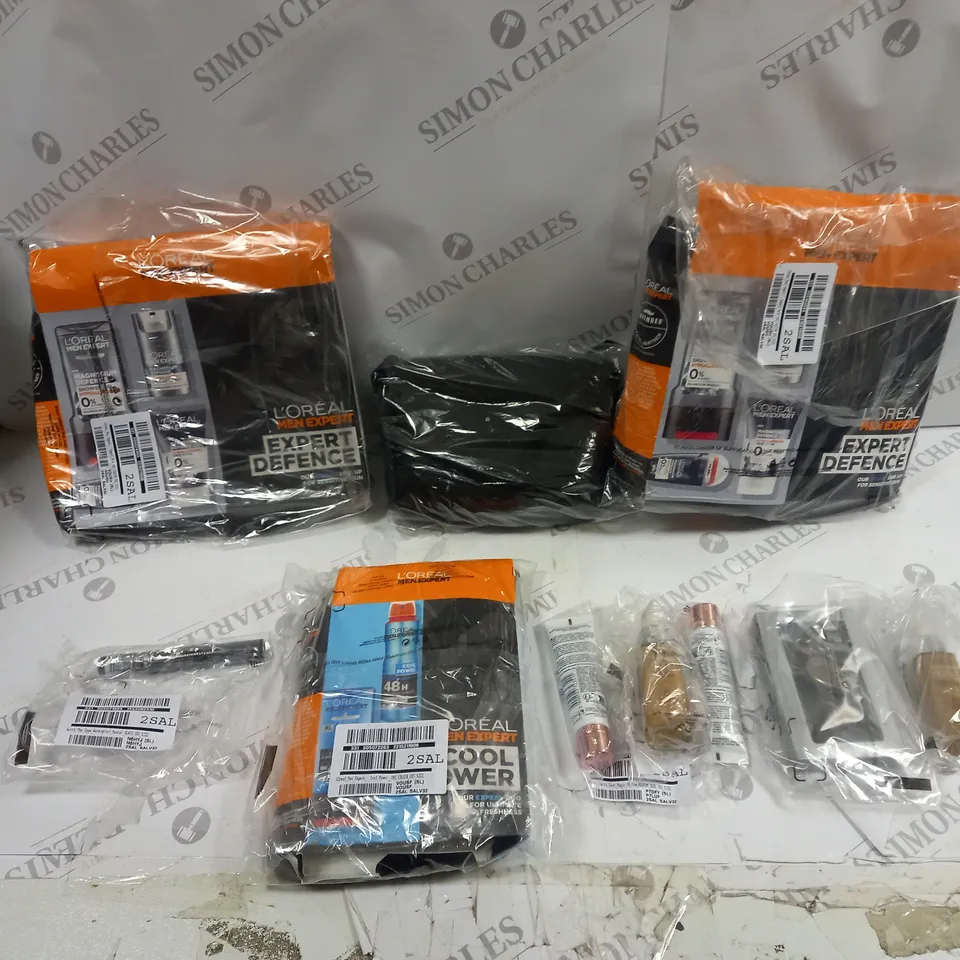 6 ASSORTED HEALTH AND HOME ASSORTED ITEMS TO INCLUDE LOREAL COOL POWER, LOREAL TRUE MATCH NUDE, LOREAL EXPERT DEFENSE ETC.