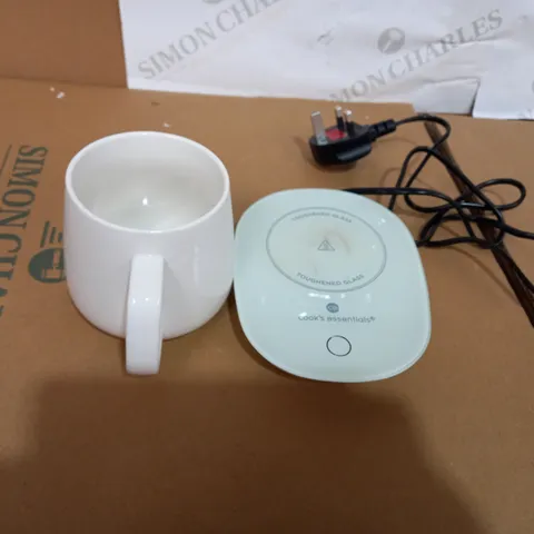 SET OF 2 PLUG IN DRINK WARMER SET COLOUR: WHITE