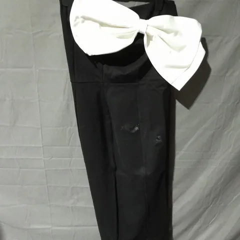 KAREN MILLEN JERSEY PONTE BOW MAXI DRESS SIZE MEDIUM