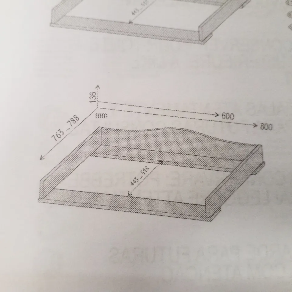 BOXED WHITE CHANGING BOARD
