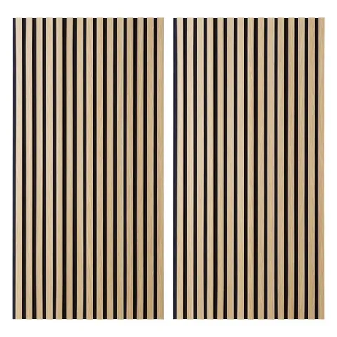 BOXED MINTHA WALL PANELING IN BROWN/BLACK (SET OF 2) (1 BOX)