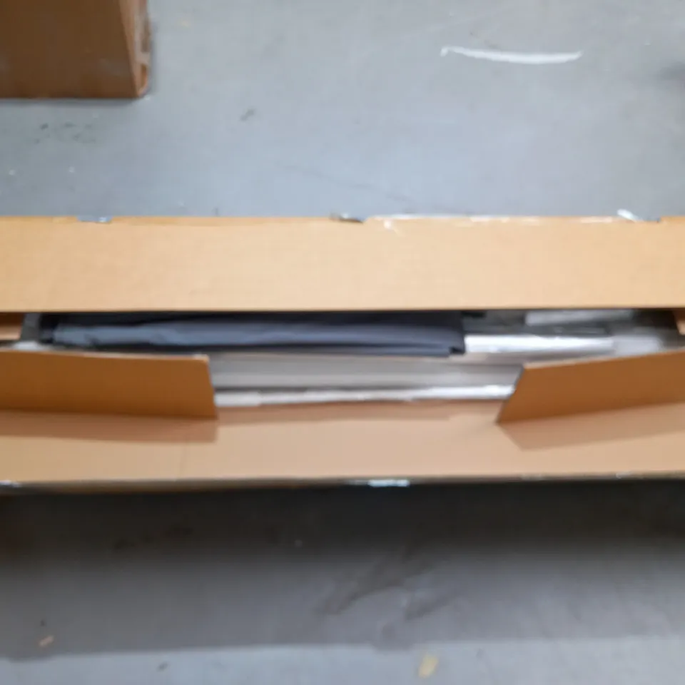 BOXED GREY FABRIC AWNING