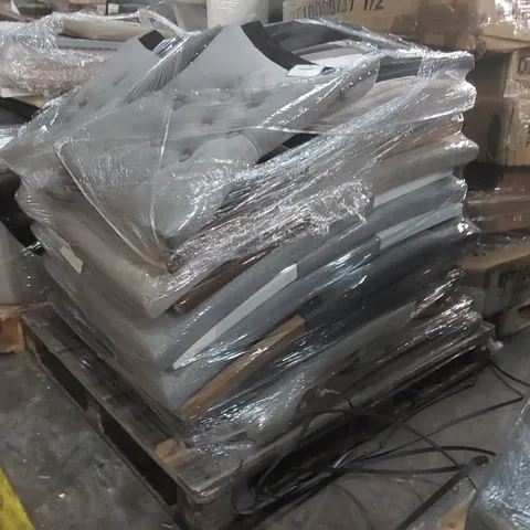 PALLET CONTAINING A LARGE QUANTITY OF DESIGNER CHAIR BACKS