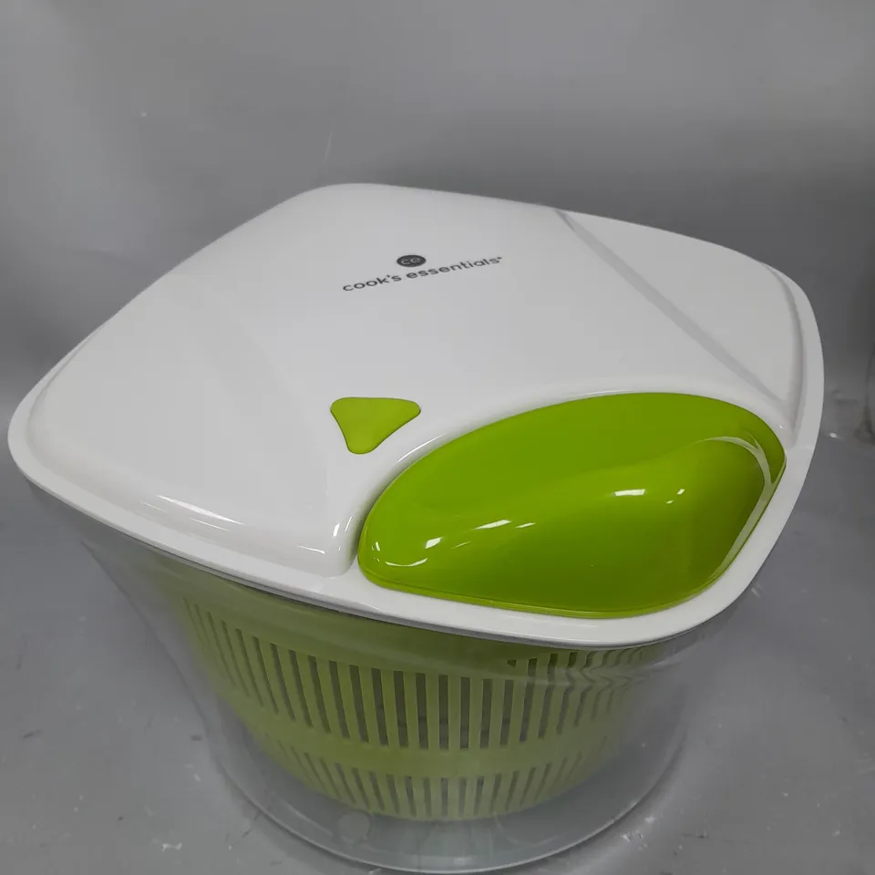COOK'S ESSENTIALS PULL CORD SALAD SPINNER