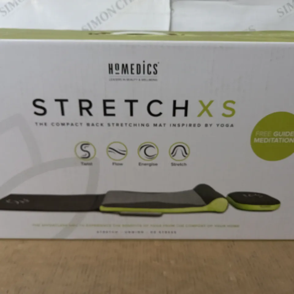 LOT OF 2 BOXED AS NEW HOMEDICS ZEN STRETCH XS BACK STRETCHING MAT