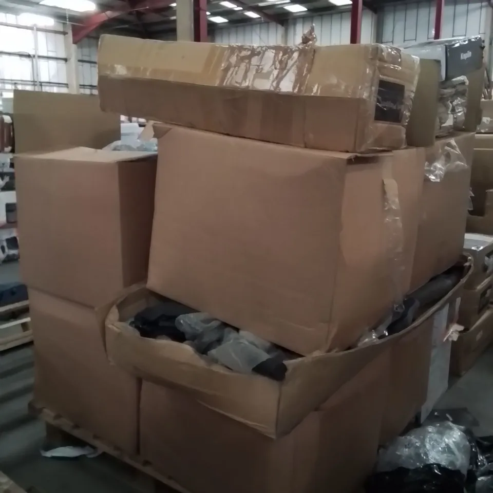 PALLET OF ASSORTED HOUSEHOLD GOODS AND PRODUCTS TO INCLUDE;SHOE 4ACK,PLAYPEN,PET BLANKETS