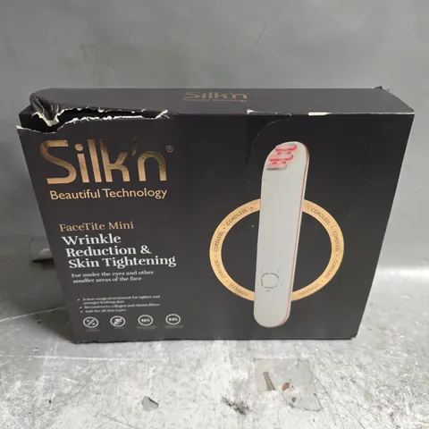 BOXED SILK'N FACETITE MINI REVIVE WRINKLE REDUCTION & SKIN TIGHTENING DEVICE