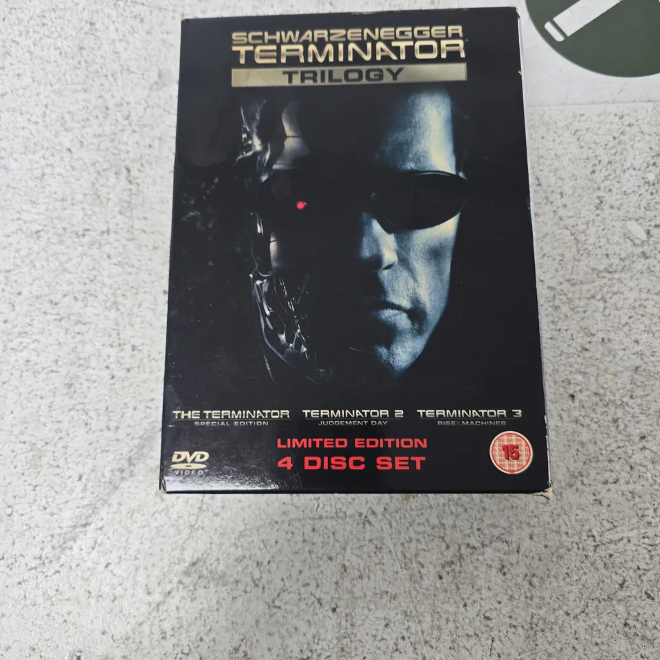 TERMINATOR TRILOGY LIMITED EDITION 4-DISC DVD SET (BOXED)