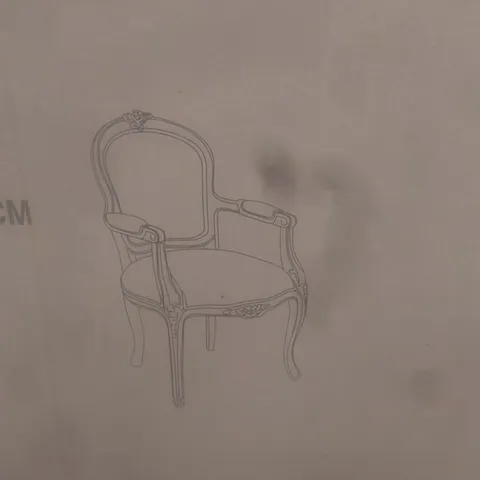 BRAND NEW BOXED HOMES DIRECT 365 ANTIQUE FRENCH STYLE CHAIR