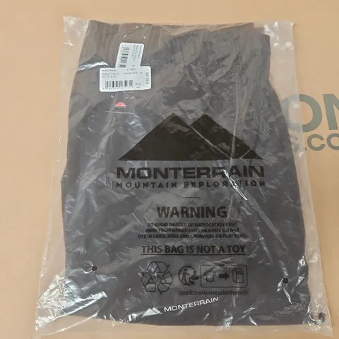 BAGGED MONTERRAIN RAMBLE 3.0 WOVEN PANTS IN JET BLACK - MEDIUM