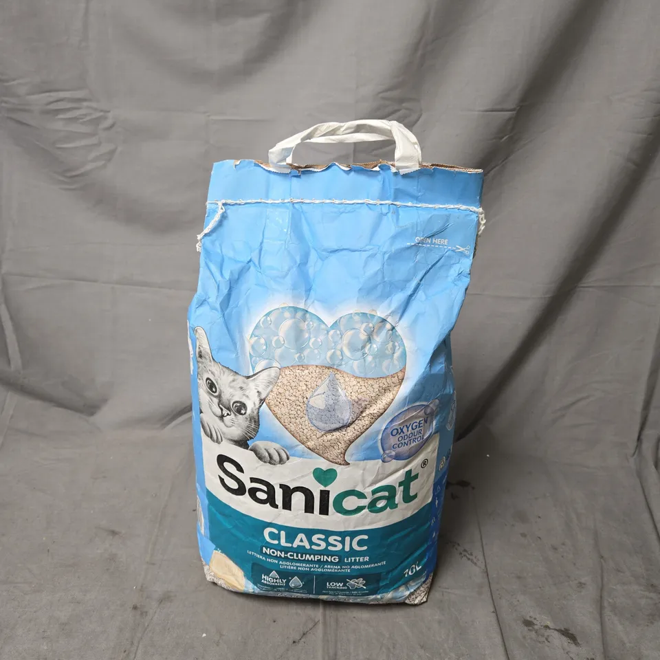 SANICAT CLASSIC CAT LITTER – 10L (BLUE BAG)