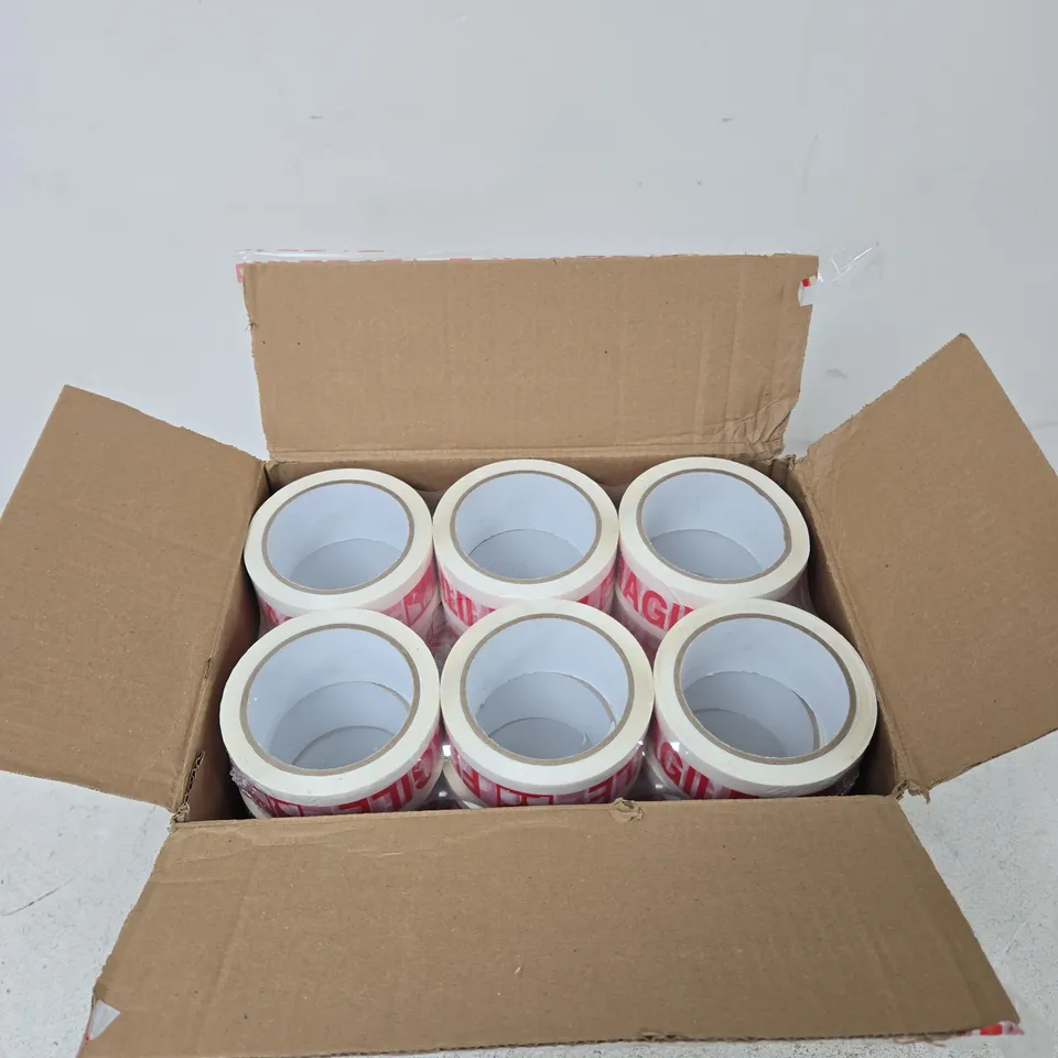 BOPP PACKING TAPE 48MM X 66M, 6 ROLLS PER PACK (36 ROLLS TOTAL)
