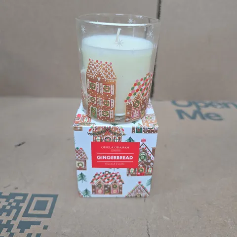 BOX OF 6 GISELA GRAHAM GINGERBREAD SCENTED CANDLES