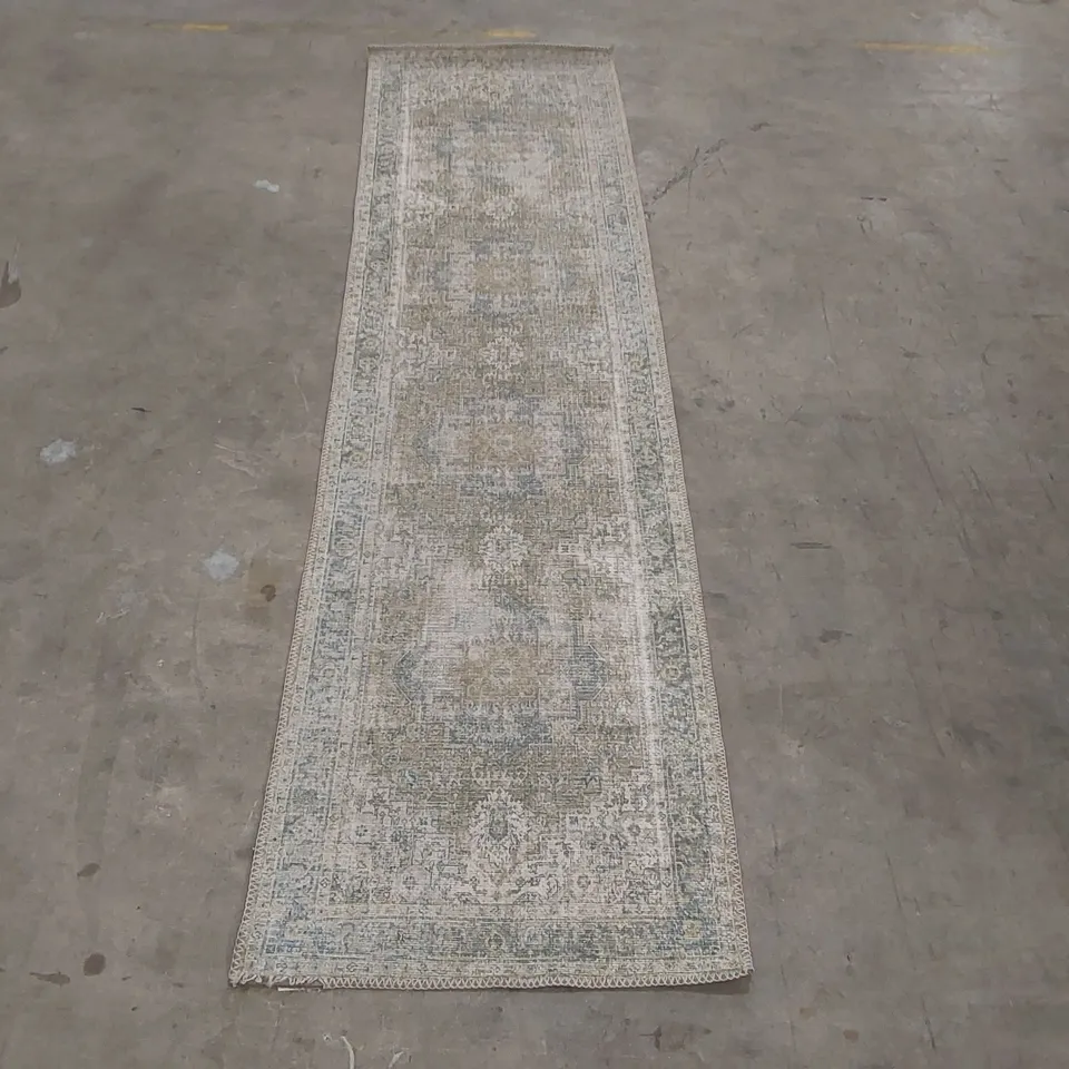 QUALITY DESIGNER AREA RUG - APPROXIMATELY 230 x 59cm