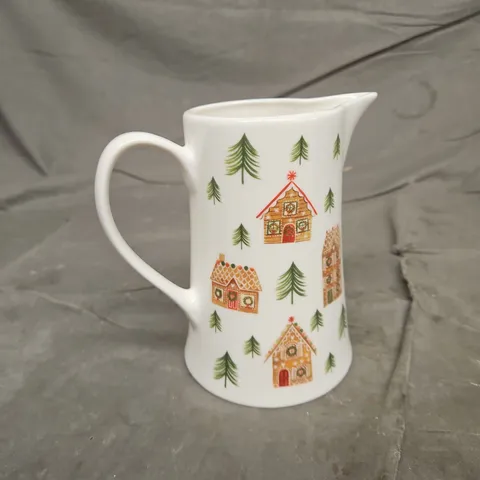 APPROXIMATELY 20 GISELA GRAHAM BONE CHINA CHRISTMAS GINGERBREAD HOUSE JUGS 