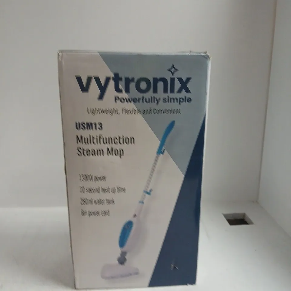 VYTRONIX USM13 MULTI-FUNCTION STEAM MOP – BOXED