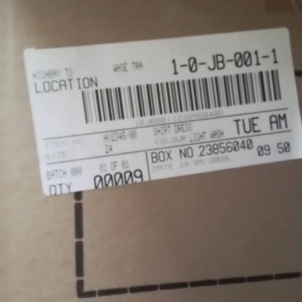 BOXED BRAND NEW APPROXIMATELY 9 JD WILLIAMS SHIRT DRESS LIGHT WASH SIZE 24