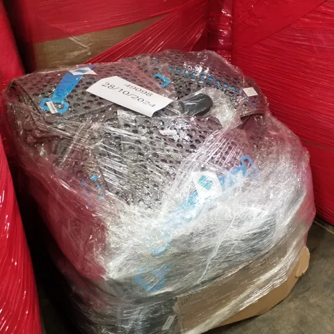 PALLET OF ASSORTED PRODUCTS INCLUDING SHOWER MATS & TENNIS RACKETS