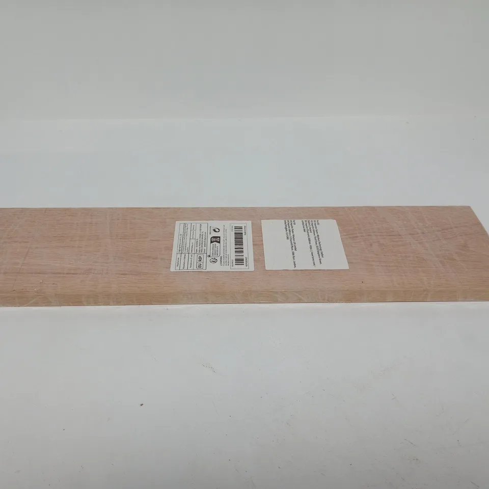 SET OF 10 WOOD/SHELVES 25 X 6.5IN