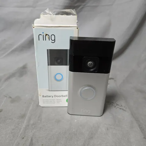 RING BATTERY VIDEO DOORBELL (3RD GEN) - SATIN NICKEL